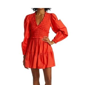 Sea Gaia tiered dress- orange size 10